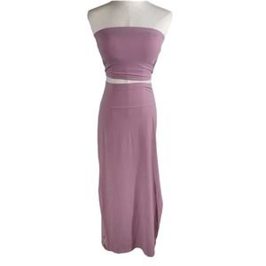 BuffBunny Girlboss Skirt & Bandeau Tube Top Rose Pink Charisma M Set